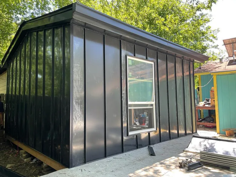 Black standing seam metal wall panels for Roof Inspection in Bellmawr